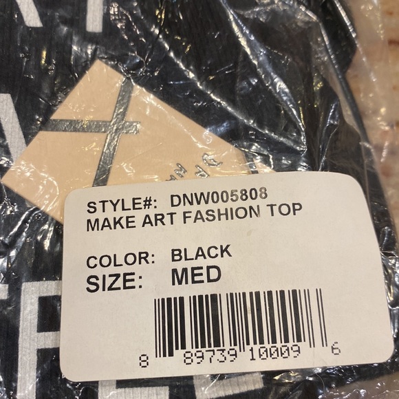 NWT REVOLVE Daydream Nation Make Art Fashion Top In Black Size XS, M, or Large - Picture 7 of 8
